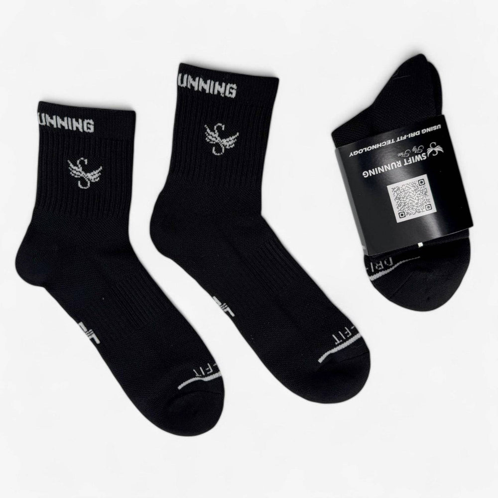 Black Socks (Pack of 2) - Swift Running